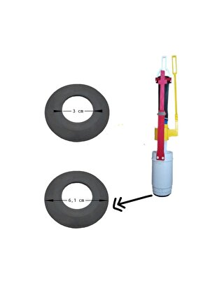 Gömme Rezervuar Iç Boşaltma Takımı Contası (1 Adet)