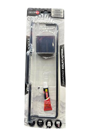 Decorev Kapaksız Rulo Havluluk Siyah Dc-5057