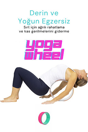 Pilates Ve Yoga Wheel Balance Kaymaz Yoga Çemberi Pilates Tekerleği Kaymaz