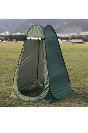 Otomatik Portatif Kamp&Plaj Duş Giyinme ve Tuvalet Çadırı 120 X 120 X 190 Cm