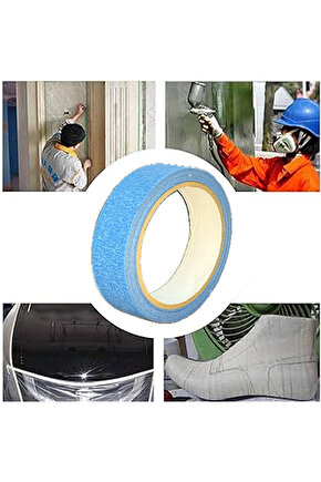Renkli Maskeleme Kağıt Bant Boya Bandı 24mmx20mt Mavi