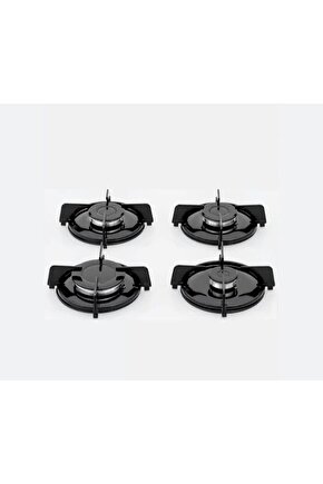 SİMFER T3031 Siyah 4 Gözü Gazlı Set Üstü Cam Ocağın markasına Uyumlu Izgara Takımı ve Bek Takımı