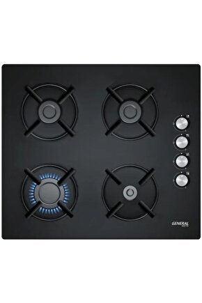 Gco 8060 Yk Doğalgazlı Siyah Cam Ocak