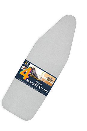 Yanmaz Ütü Masası Kılıfı Hızlı Ütü Kılıfı Örtü Gri 45x120 CM