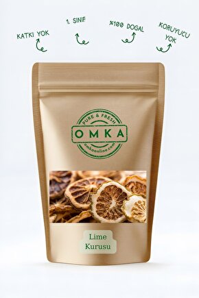 Kurutulmuş Lime Limon Dilimleri – 25 gr | Katkısız, Doğal, Pratik Kullanım