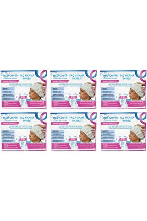 Saç Yıkama Bonesi 6lı Koli - 6 Adet