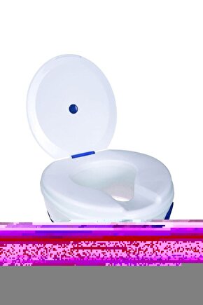 Yükseklik artırıcı klozet kapaklı, taharet musluklu fonksiyonel ürün