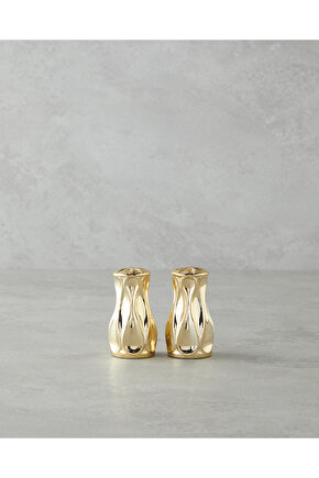 Baho Cam Tuzluk - Biberlik 4x4x8 cm Gold