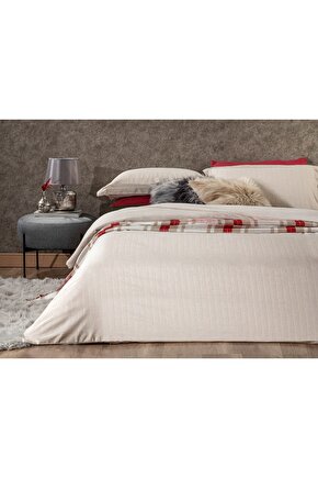 Elegant Gleam Shiny Ipliği Boyalı Tek Kişilik Nevresim Takımı 160x220 Cm Gold