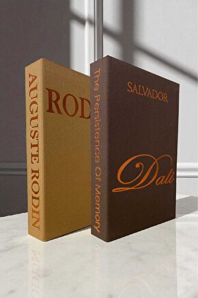 2’li Kumaş Kaplı Kitap Görünümlü Dekoratif Kutu | Hediye & Takı Kutusu