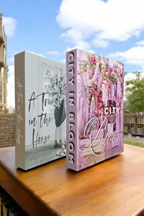 Dekoratif Kitap Görünümlü Kutu 2li Set Decorative Book Looking Box