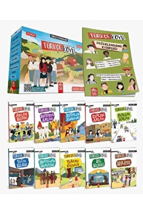 3. Ve 4. Sınıf Türkçe Köyü Hikaye Seti 10 Kitap Model Çocuk