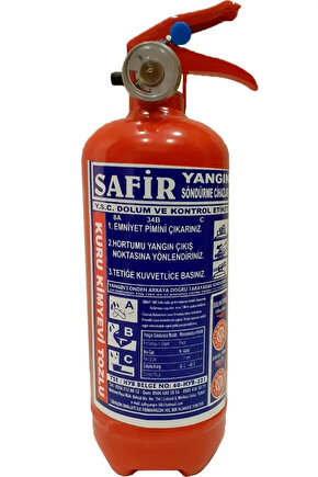1 Kg Yangın Söndürme Tüpü