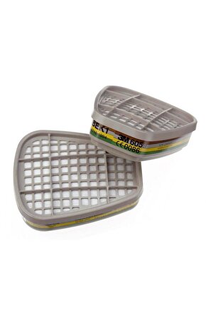 6059 Abek1 Org.-inorg. Asit-amon. Gaz Buhar Filtresi Paket Içi 8 Adet