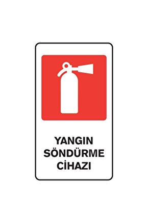 Uyarı Levhası Yangın Söndürme Cihazı D-120