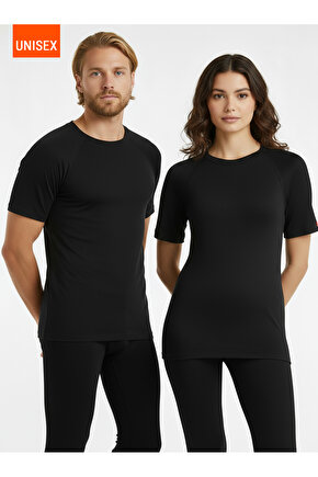 Unisex Termal Tişört 2. Seviye 9258 - Siyah