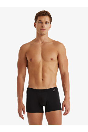 Erkek Modal Elastan Boxer Silver 9310 - Siyah