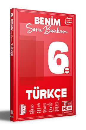 6. Sınıf Türkçe Soru Bankam Benim Hocam Yayınları