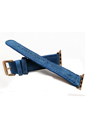 Akıllı saat Uyumlu   Deri Saat  Kordonu   34mm 42mm  mavi  aparatlı