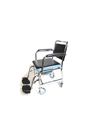 FH30 TUVALETLİ(KLOZETLİ) HASTA TAŞIMA SANDALYESİ