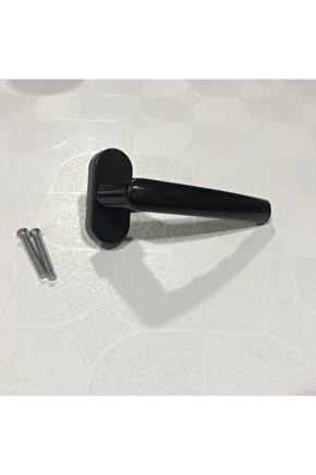 Pimapen Pvc Tek Taraflı Kapı Pencere Kolu Siyah 2 Yıl Sağ Kapı Kolu Alüminyum