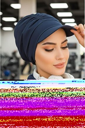 Kadın Yüksek Ben Beli Lastik Detay Kadife Kumaş Bol Paça Pantolon