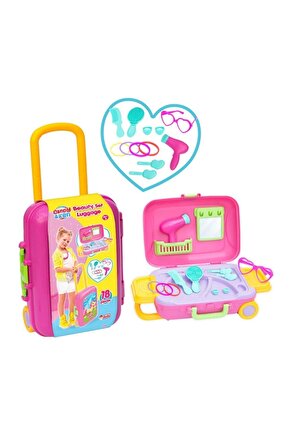 Candy & Ken Güzellik Set Bavulum - Güzellik Setleri - Kuaför Oyuncak Seti