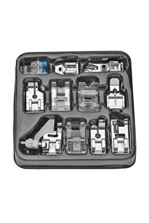 11 Parça Ev Tipi Aile Dikiş Makinesi Ayak Seti Singer Pfaff