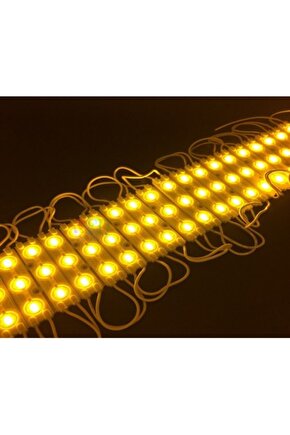 20 Adet 5 Watt AMBER Işık IP65 Modül Led, 10 Adet Magnetli, Çok Kaliteli AMBER Işık Modül Led