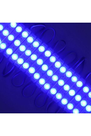 10 Adet 5 Watt Mavi Işık Ip65 Modül Led, 10 Adet Magnetli, Çok Kaliteli Mavi Işık Modül Led