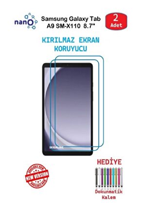 Samsung Galaxy TabA9 SM-X110 8.7İçin Nano Ekran Koruyucu 9h Esnek 2 ADET