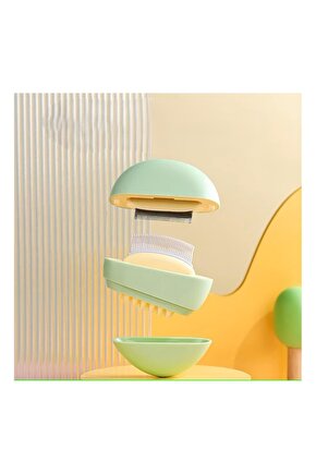 Kedi Bakım Tarağı Temizleme Fırçalı, Masaj Etkili Tüy Dökme Önleyici Tarak 3’ü 1 Arada