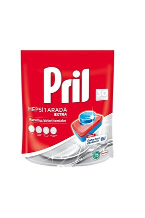 PRİL HEPSİ 1 ARADA EXTRA 30 TABLET KURUMUŞ KİRLERİ TEMİZLER