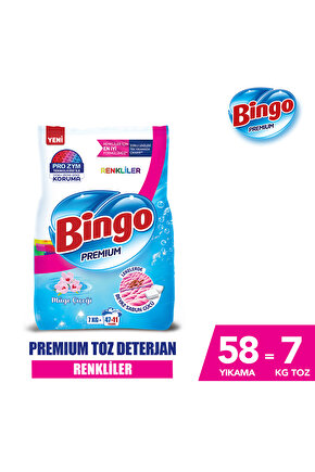 Premium Toz Çamaşır Deterjanı 7 Kg Renkli