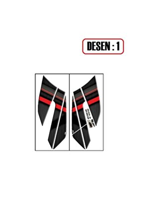 Honda Pcx Yan Ayak Pad Set 8 Parça (2018)