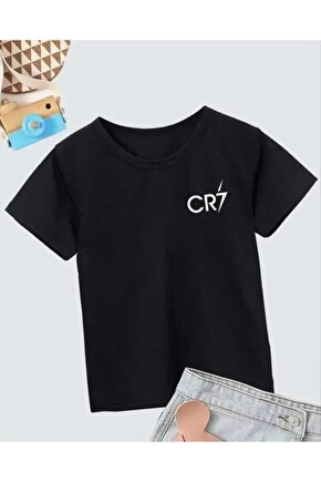 Erkek Çocuk Baskılı T-Shirt - Siyah