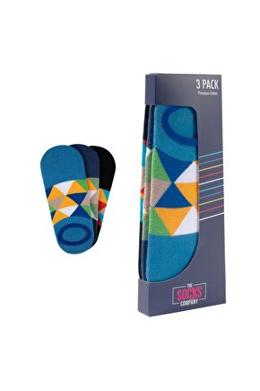 3 Çift Desenli Erkek Babet Çorap