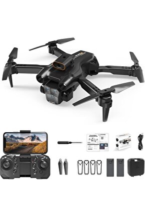 ÇİFT KAMERA DRONE UZAKTAN KUMANDA APP DESTEKLİ QUADCOPTER TEK TUŞ İNİŞ KALKIŞ