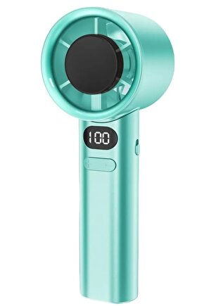 ŞARJLI EL FANI LED GÖSTERGELİ MİNİ KLİMA SERİNLETİCİ VANTİLATÖR