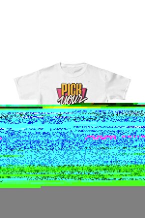 Unisex Çocuk Baskılı T-Shirt - Beyaz