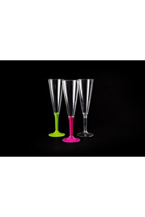 Kullan At Şampanya Kadehi 10 Lu Set Mika Kristal