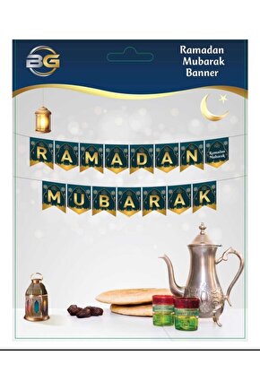 Ramadan Mubarak - Banner - Ramazan Süsü