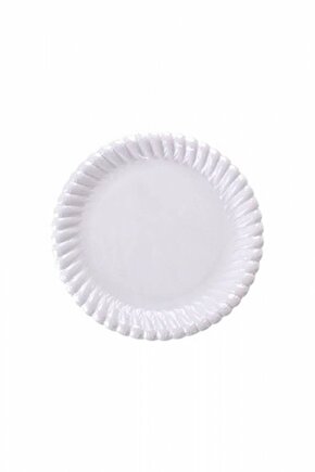 Beyaz Plastik Tabak 25li (22cm)