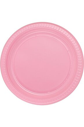 25li Plastik Renkli Tabak Doğum Günü Parti