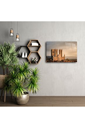 Kadın Yüksek Bel Desenli Lastikli Süprem Pantolon