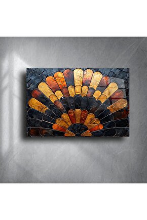 El Yapımı Lüks Cam Mozaik Duvar Dekoru