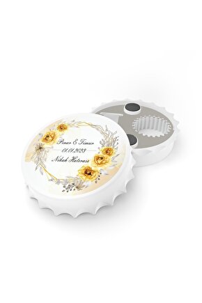 50 Adet Kapak Açacak Magnet Buzdolabı Süsü, Söz, Nişan, Kına, Nikah, Düğün Hatırası Promosyon 20