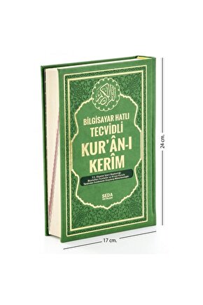 Kuranı Kerim - Bilgisayar Hatlı - Tecvidli Kuran - Orta Boy - Seda Yayınevi