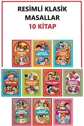 Resimli Klasik Masallar Set (10 - Kitap)