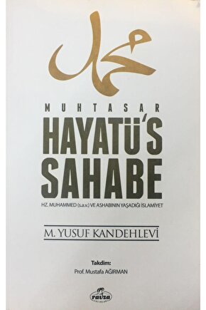 Muhtasar Hayatüs Sahabe, M. Yusuf Kandehlevi, 14x21 Cm. Karton Kapak, Ravza
